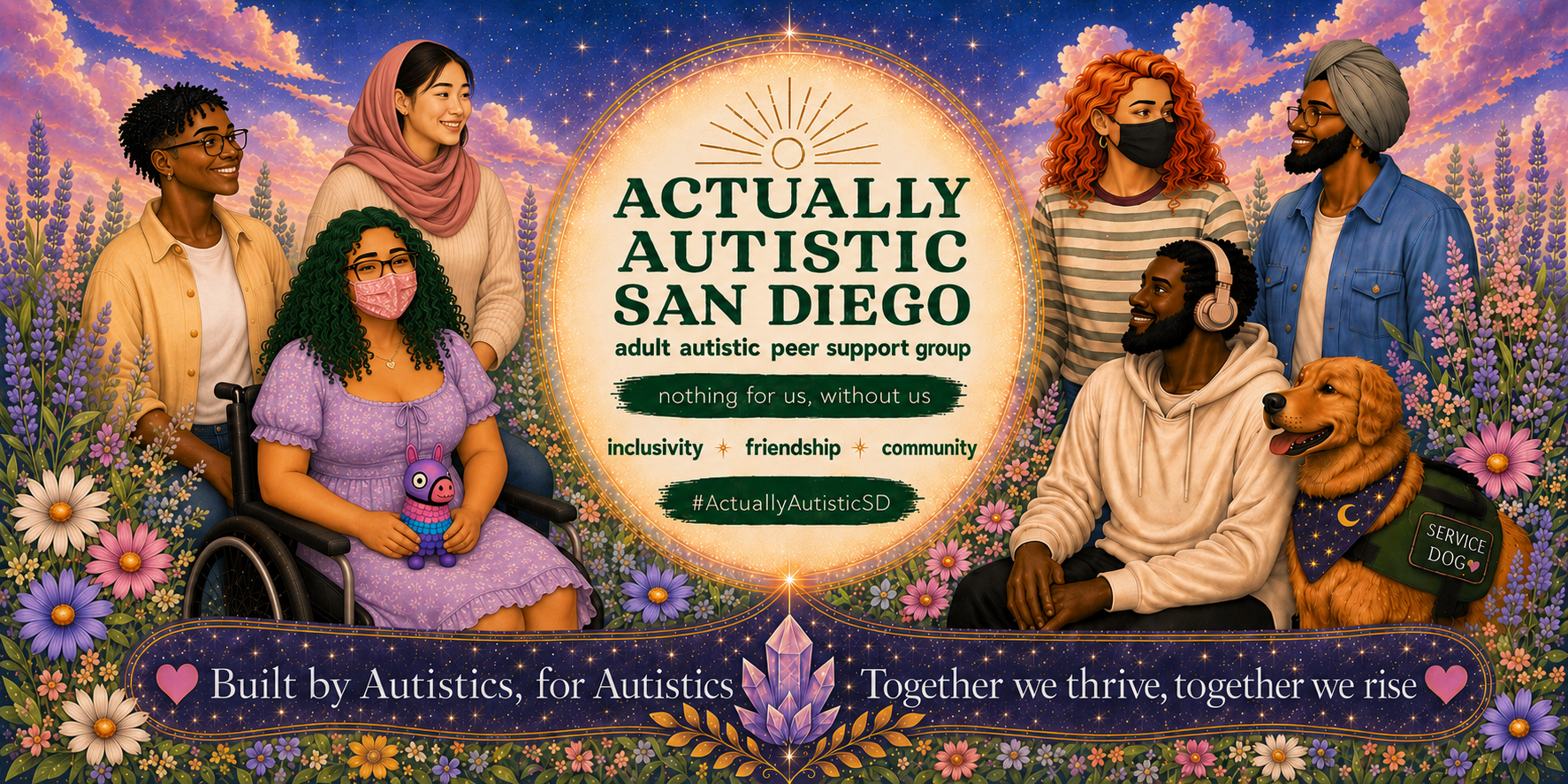Actually Autistic SD community banner